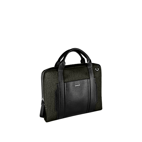 Ingrandisci {0}Chopard Classic Tessuto Borsa da uomo -  veduta laterale