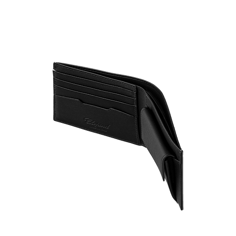 Enlarge {0}Chopard Classic Racing Dunlop Pattern Calfskin Small leather goods for men -   opened side view