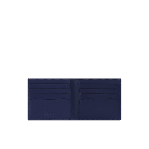 Chopard Classic Racing Cuir de veau &agrave; motif pied-de-poule petite maroquinerie pour homme -  vue ouvert
