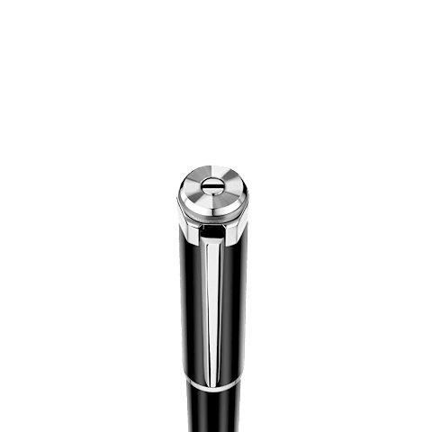 Enlarge {0}Chopard Black resin - stainless steel Alpine Eagle rollerball   detail view