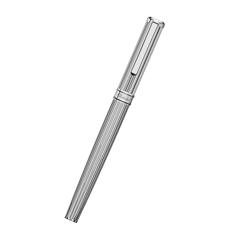 Enlarge {0}Chopard Silver-toned metal Classic rollerball pen  front view