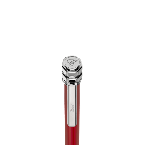 تكبير {0}Chopard طلاء لكر أحمر، معدن مطلي بلون فضي قلم الحبر الجاف آيس كيوب بيور  detail view