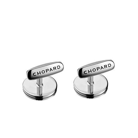 Enlarge {0}Chopard Silver-toned metal Classic Racing cufflinks  back view