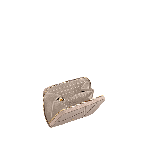 Enlarge {0}Chopard Diamond collection Grained Calfskin Small leather goods for women -  opened view