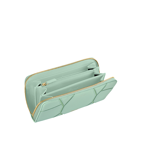 Enlarge {0}Chopard Diamond collection Calfskin Small leather goods for women -  opened view