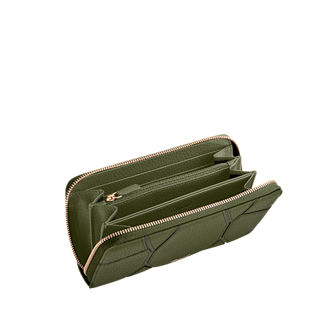 Enlarge {0}Chopard Diamond collection Grained Calfskin Small leather goods for women -  opened view