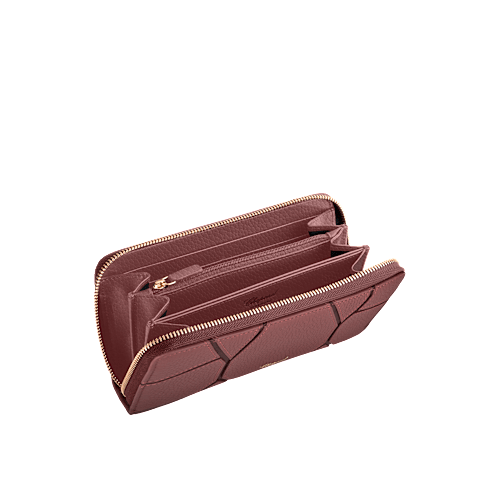 Enlarge {0}Chopard Diamond collection Grained Calfskin Small leather goods for women -  opened view