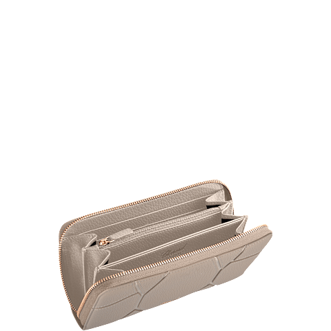 Enlarge {0}Chopard Diamond collection Grained Calfskin Small leather goods for women -  opened view