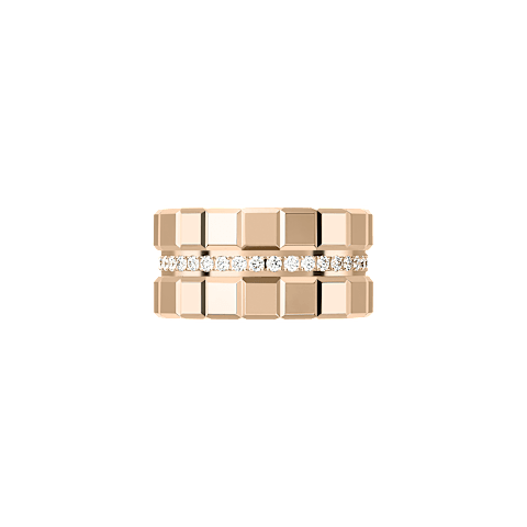 AgrandirChopard - Bague Diamant Ice Cube @827004-5040  Vue de face