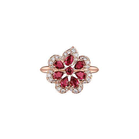 Enlarge {0}Chopard diamond Ring Precious Lace Mini-Frou-Frou @828347-5039  front view