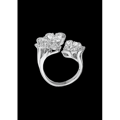 Enlarge {0}Chopard diamond Ring Precious Lace Nuage @828351-1010   side view
