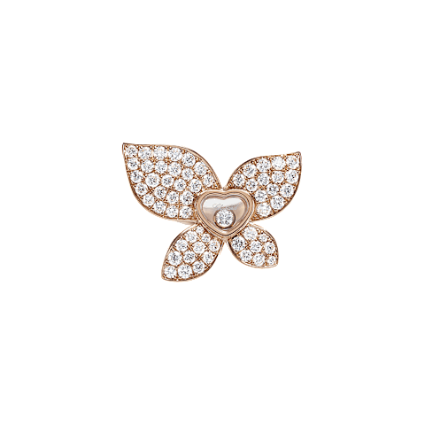 Enlarge {0}Chopard diamond Ring Happy Butterfly X Mariah Carey @828536-5010  front view