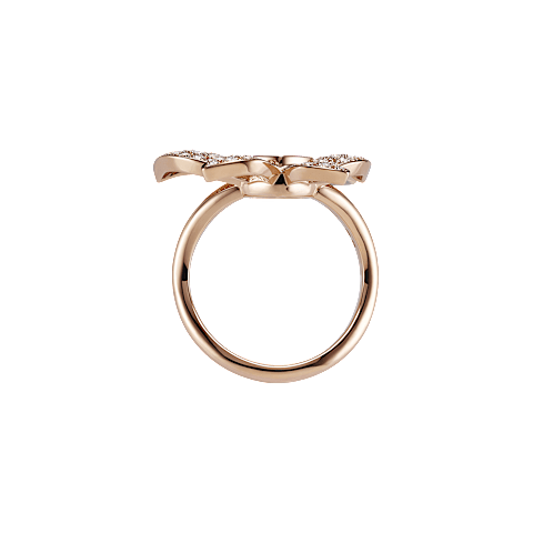Enlarge {0}Chopard diamond Ring Happy Butterfly X Mariah Carey @828536-5010   side view