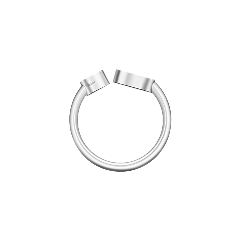 AgrandirChopard - Bague Happy Hearts @829482-1900   Vue lat&eacute;rale