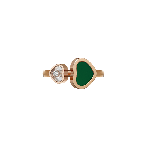 Enlarge {0}Chopard diamond Ring Happy Hearts @829482-5100  front view