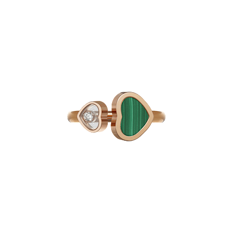 EnlargeChopard  Ring Happy Hearts @829482-5102  front view