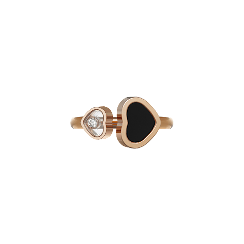Ampliar {0}Chopard - Sortija Diamantes Happy Hearts @829482-5200  Vista frontal