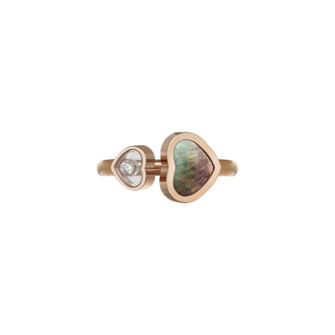 Enlarge {0}Chopard  Ring Happy Hearts @829482-5320  front view