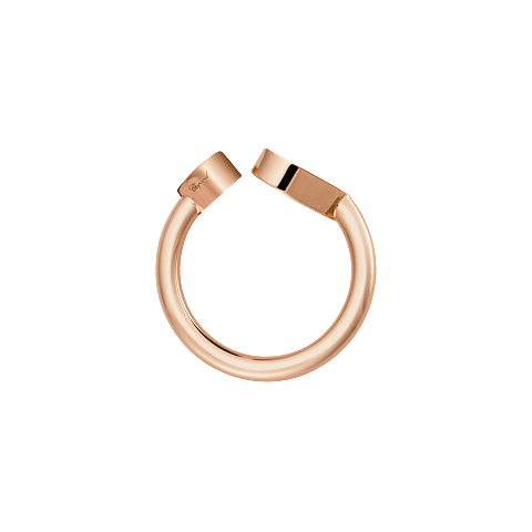 Enlarge {0}Chopard  Ring Happy Hearts @829482-5320   side view