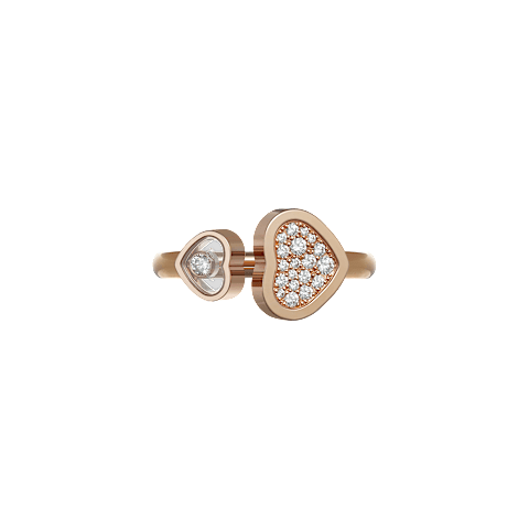 Enlarge {0}Chopard diamond Ring Happy Hearts @829482-5900  front view