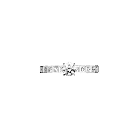 放大 {0}Chopard Diamond 戒指 Ice Cube @829765-9000 front view