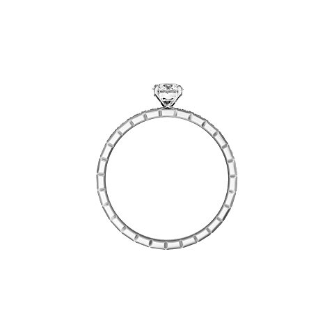 放大 {0}Chopard Diamond 戒指 Ice Cube @829765-9000 side view