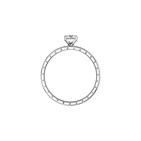 Enlarge {0}Chopard Diamond Ring Ice Cube @829766-9000 side view