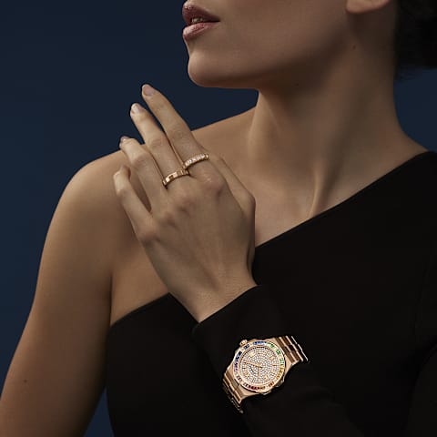 УвеличитьChopard - Кольцо Ice Cube @829834-5010    Вид на руке