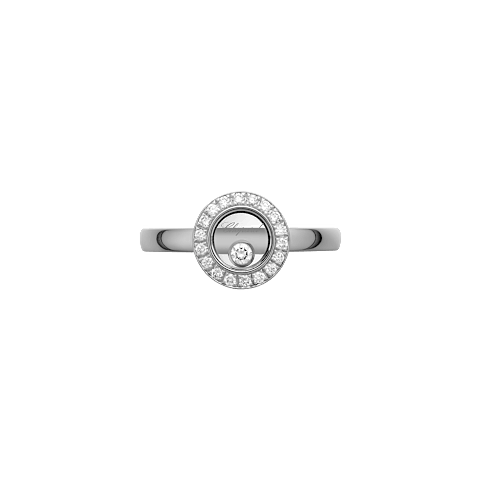 확대 {0}Chopard - 다이아몬드 링 해피 다이아몬드 아이코닉 @82A017-1200  정면 뷰