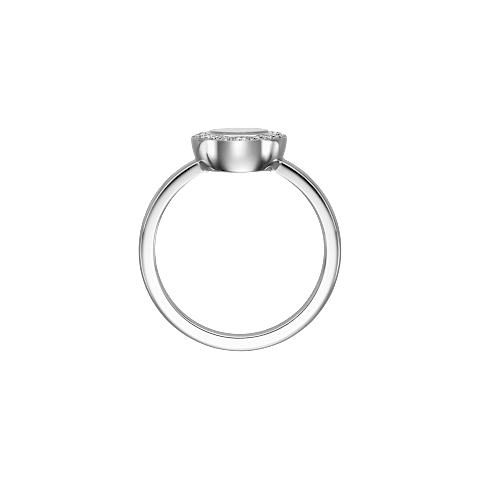 확대 {0}Chopard - 다이아몬드 링 해피 다이아몬드 아이코닉 @82A017-1200   측면 뷰