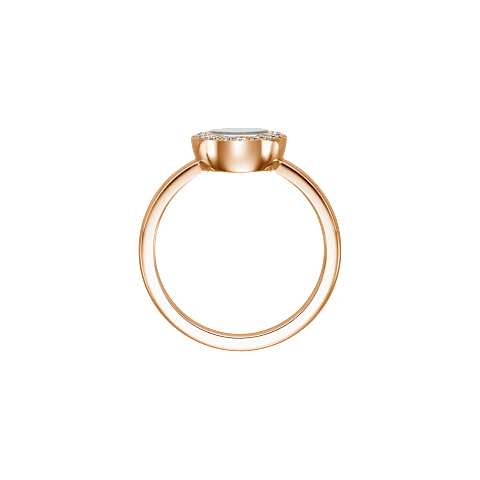 Enlarge {0}Chopard diamond Ring Happy Diamonds Icons @82A017-5200   side view