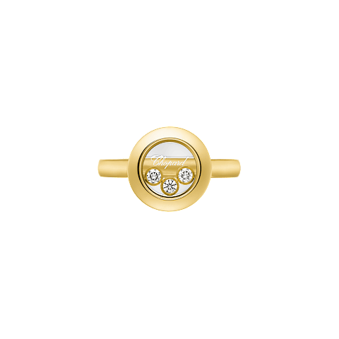 放大 {0}Chopard - 钻石 戒指 Happy Diamonds Icons @82A018-0000  正面视图