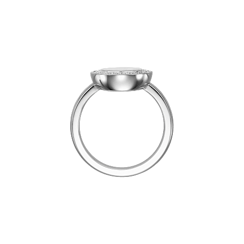 放大Chopard - 钻石 戒指 Happy Diamonds Icons @82A018-1200   侧面视图