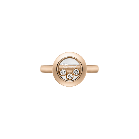 拡大 {0}Chopard - ダイヤモンド リング ハッピーダイヤモンド アイコン @82A018-5000  正面図