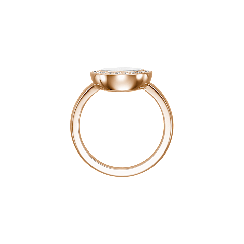 Enlarge {0}Chopard diamond Ring Happy Diamonds Icons @82A018-5200   side view
