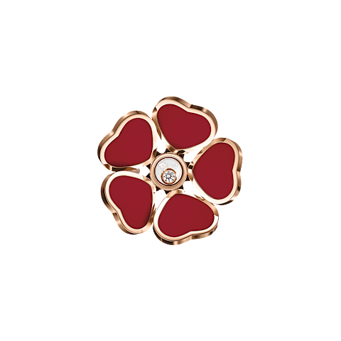 Vergr&ouml;&szlig;ern {0}Chopard - Diamant Ring Happy Hearts Flowers @82A085-5800  Vorderansicht