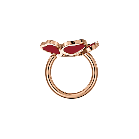 Vergr&ouml;&szlig;ern {0}Chopard - Diamant Ring Happy Hearts Flowers @82A085-5800   Seitenansicht