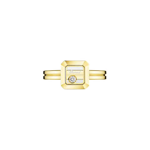 放大 {0}Chopard - 钻石 戒指 Happy Diamonds Icons @82A114-0000  正面视图