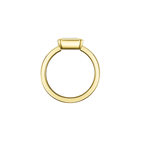 放大 {0}Chopard - 钻石 戒指 Happy Diamonds Icons @82A114-0000   侧面视图