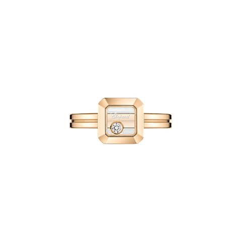 Agrandir {0}Chopard - Bague Happy Diamonds Icons @82A114-5000  Vue de face