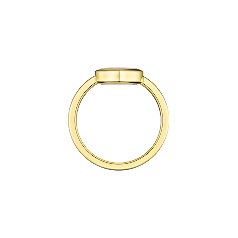 放大 Chopard - 戒指 Happy Diamonds Icons @82A192-0000   侧面视图