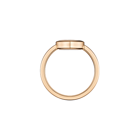 放大 Chopard - 戒指 Happy Diamonds Icons @82A192-5000   侧面视图