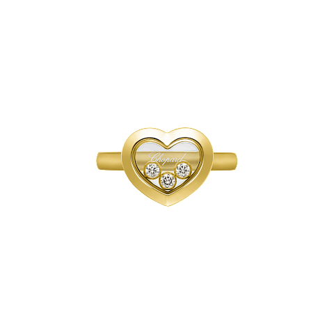 放大 {0}Chopard - 钻石 戒指 Happy Diamonds Icons @82A611-0000  正面视图