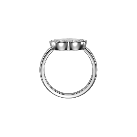 Enlarge {0}Chopard diamond Ring Happy Diamonds Icons @82A611-1200   side view