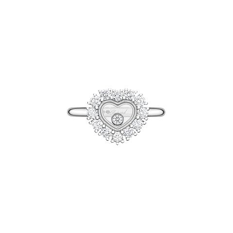 Ingrandisci {0}Chopard - Anello Diamanti Happy Diamonds Icons Joaillerie @82A616-1000  Vista frontale
