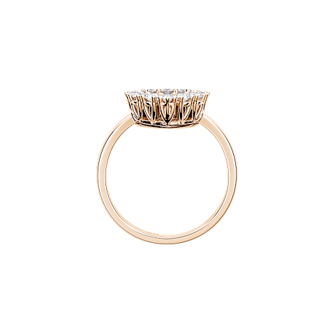 Vergr&ouml;&szlig;ern {0}Chopard - Diamant Ring Happy Diamonds Icons Joaillerie @82A616-5000   Seitenansicht