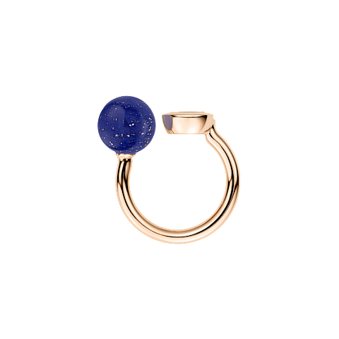 放大 {0}Chopard - 钻石 戒指 Happy Diamonds Planet @82A619-5500   侧面视图