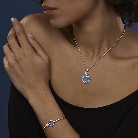 Agrandir {0}Chopard - Bracelet Diamant Happy Hearts @857482-1350      Vue lat&eacute;rale
