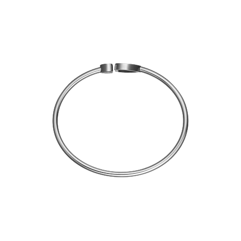 Enlarge {0}Chopard - Diamond Bracelet Happy Hearts @857482-1900      side view