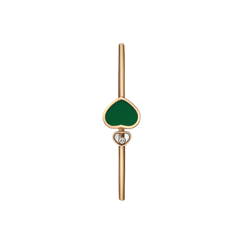 放大 {0}Chopard - 钻石 手链 Happy Hearts @857482-5100      侧面视图